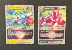 Magnezone & Drapion - Pokemon TCG - 2 Card Lot (Ultra Rare VStar Holo) - Image 1