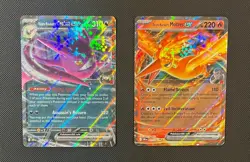 Crobat & Moltres - Pokemon TCG - 2 Card Lot (Team Rocket Stamped EX Holo Rare) - Image 1