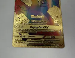 Charizard GX Gold Textured Pokemon Card 150/147 - Image 2