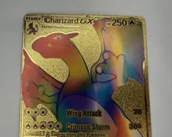 Charizard GX Gold Textured Pokemon Card 150/147 - Image 3