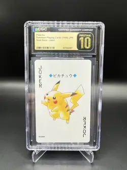 Pokemon Pikachu JOKER Gold Deck Ho-oh Playing Card Poker Japanese - PRISTINE 10 - Image 1