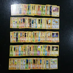 WOTC Pokemon Base Set Card Lot 100+ LP-HP Vintage • Actual Cards Shown - Image 1