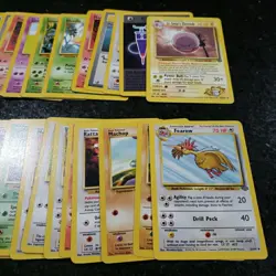 WOTC Pokemon Base Set Card Lot 100+ LP-HP Vintage • Actual Cards Shown - Image 3