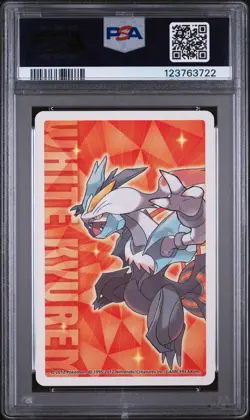2012 POKEMON WHITE 2 PLAYING CARDS 9 OF CLUBS LUCARIO PSA 9 - Image 2