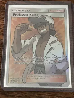 Pokemon Professor Kukui Full Art Card 148/149 2017 SM Holo - Image 1