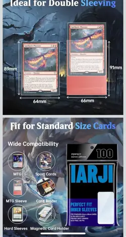Case of 10,000 ~ SEFOWG 64mm X 89mm Perfect Fit Inner Sleeves For Cards - Image 4