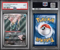 Clawitzer #141 Illustration Rare EN-Mega Evolution Pokemon Card PSA 9 2025 - Image 3