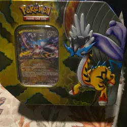 Pokemon Trading Card Games Paradox Destinies Raging Bolt ex Tin New Sealed - Image 1