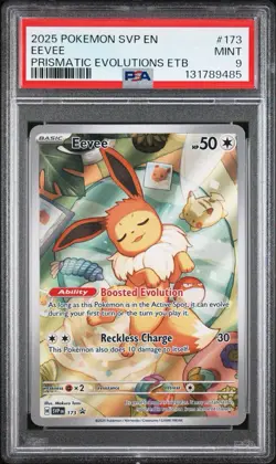 PSA 9 Eevee 173 Sv: Scarlet & Violet Promo Cards Holo - Image 1