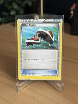 Roller Skates 125/146 XY MISCUT MISPRINT ERROR with Alignment Dot Pokemon Card - Image 1