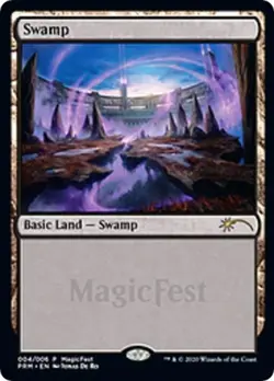 ~ Swamp (2020) ~ NM Foil ~ Promos: Magicfest Cards ~ MTG ~ - Image 1