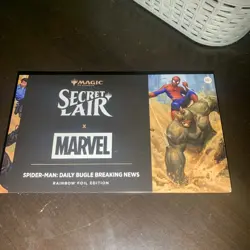 Magic the Gathering Spider-Man Secret Lair Rainbow Foil Edition Sealed - Image 1