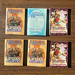 -6 VINTAGE BOOKLET LOT- Magic the Gathering Tempest Ice Age Urza's Saga MTG TCG - Image 1