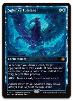 Sphinx's Tutelage (Showcase) #75 (NM) Special Guests SPG Magic MTG - Image 1