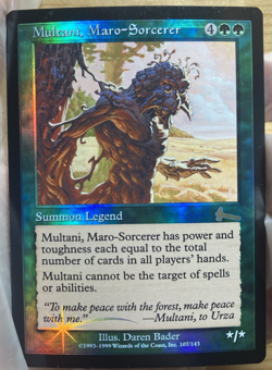 MTG Magic Multani Mari-Sorcerer Foil Near Mint Urza's Legacy NM - Image 1