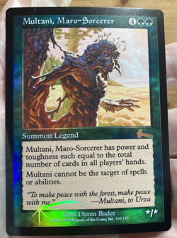 MTG Magic Multani Mari-Sorcerer Foil Near Mint Urza's Legacy NM - Image 2