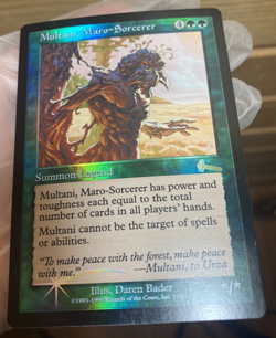 MTG Magic Multani Mari-Sorcerer Foil Near Mint Urza's Legacy NM - Image 5