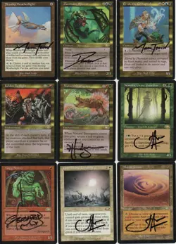NEAR-COMPLETE M:tG MTG PLANESHIFT Set - 42 RARES - 35 SIGNED by 21 Artists! - Image 1