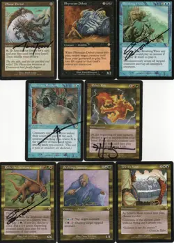 Nearly-Complete MTG M:tG INVASION Set - 96 RARES! - 66 SIGNED by 23 Artists! - Image 1
