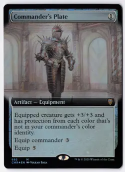 Commander's Plate - Foil - Extended Art - MTG Commander Legends - RareCo - Image 1