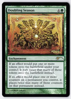 Doubling Season - Foil - MTG Judge Promo - RareCo - Image 1