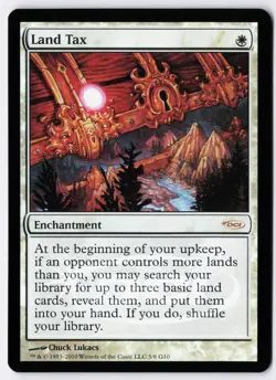 Land Tax - Foil - MTG Judge Promo - RareCo - Image 1