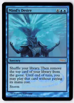 Mind's Desire - Foil - MTG Judge Promo - RareCo - Image 1