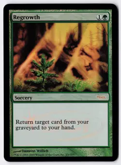 Regrowth - Foil - MTG Judge Promo - RareCo - Image 1