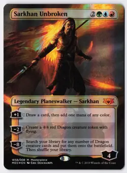 Sarkhan Unbroken - Foil - MTG War of the Spark: Mythic Edition - RareCo - Image 1