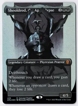 Sheoldred, the Apocalypse (Concept Praetor) - Foil -MTG Dominaria United -RareCo - Image 1