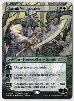 Garruk Wildspeaker - MTG Magic Spotlight: Secret Lair Showdown - RareCo - Image 1
