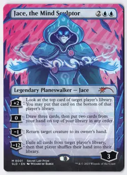 Jace, the Mind Sculptor - Borderless - MTG Secret Lair Drop Jace Promo - RareCo - Image 1