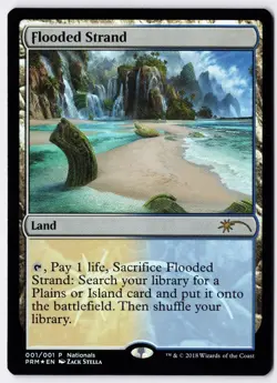 Flooded Strand - Foil - MTG Nationals Promo - RareCo - Image 1
