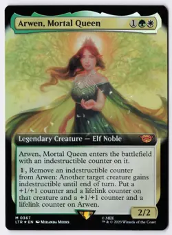 Arwen, Mortal Queen - Foil - Extended Art - MTG Universes Beyond: LOTR - RareCo - Image 1