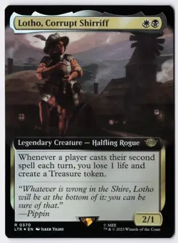 Lotho, Corrupt Shirriff - Foil-Extended Art - MTG Universes Beyond: LOTR -RareCo - Image 1
