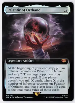 Palantir of Orthanc - Foil - Extended Art - MTG Universes Beyond: LOTR - RareCo - Image 1