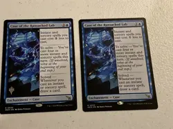 2 x mtg Case of the Ransacked Lab, Murders at Karlov Manor, unplayed - Image 1