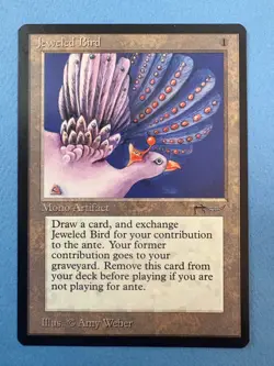 MTG Arabian Nights Edition Jeweled Bird! 1993 Vintage Magic! - Image 1