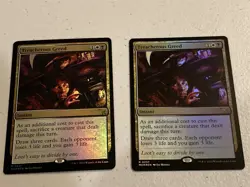 2 x mtg foil Treacherous Greed, Murders at Karlov Manor - Image 1