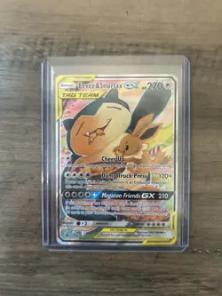 Pokemon TCG Eevee & Snorlax GX 066/095 SM9 - Image 1
