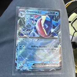 Greninja ex 🐸 Stellar Crown SCR 041/142 Double Rare NM Pokemon - Image 1