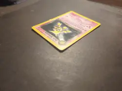 Dark Alakazam 1/82 Holo - 2000 Pokemon Team Rocket Unlimited Damaged Creases HP - Image 4