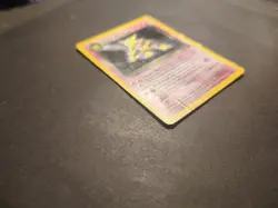 Dark Alakazam 1/82 Holo - 2000 Pokemon Team Rocket Unlimited Damaged Creases HP - Image 5