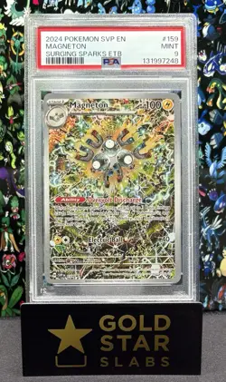 PSA 9 POKEMON SVP EN-SV BLACK STAR PROMO #159 MAGNETON P - Image 1