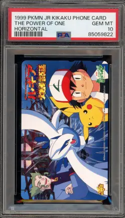 Pokemon The Power of One JR Kikaku Phone Card Horizontal PSA 10 Gem Mint - Image 1