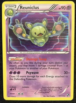 LP - Reuniclus 57/114 Holo - Black and White - Pokemon TCG - Image 1