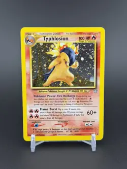 Pokemon Neo Genesis TCG Unlimited Holo Rare Typhlosion Card 17/111 - Image 1