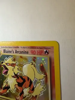 Pokemon TCG Blaine's Arcanine Gym Challenge 1/132 Holo Rare 2000 90 HP - Image 4