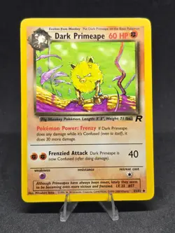 Pokemon Dark Primeape 43/82 Team Rocket Vintage WOTC Uncommon NM - Image 1