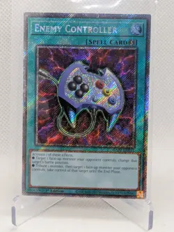 ENEMY CONTROLLER YUGIOH 25th ANNIV. PLATINUM SECRET RARE 1st EDITION RAO2-EN051 - Image 1